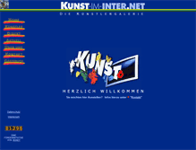 Tablet Screenshot of kunst-im-inter.net